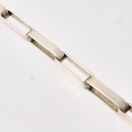 Armband i silver, 21cm, Ankar, bredd 8,3mm, 830/1000, tillverkad av Guld & Silversmederna, år 1973, vikt 37,53g.