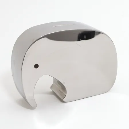 Sparbössa Georg Jensen Elefant, höjd: 13cm, längd: 17cm, stål