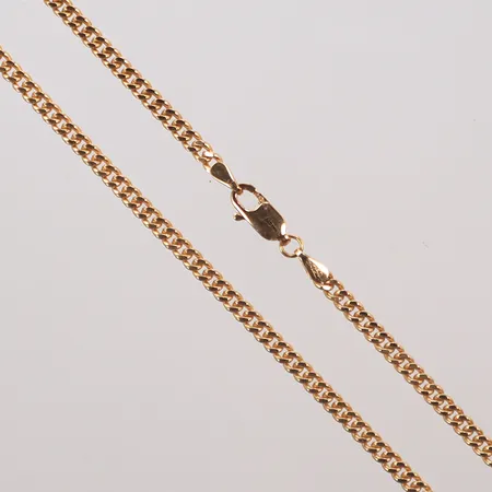 Halskedja pansar, längd 50cm, bredd 3mm, 18K, 14,5g Vikt: 14,5 g