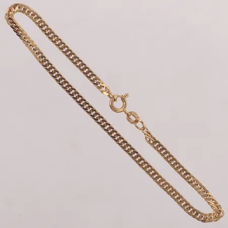 Armband manglad Pansar, längd 19,5cm, bredd 2,9mm, Balestra, 18K  Vikt: 5,1 g