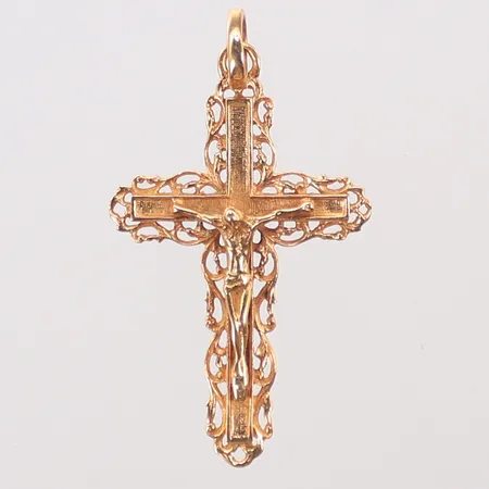 Hänge krucifix, 40x20mm, 18K  Vikt: 3,1 g