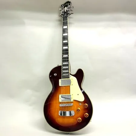 El-gitarr, Hagström Super Swede, sunburst, ser nr M03080691, lackmärke, hårt originalfodral Skickas med Bussgods eller PostNord
