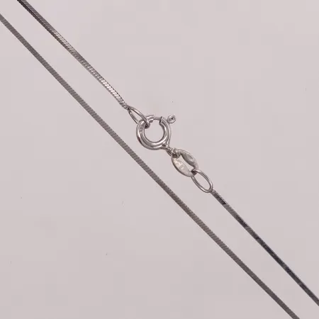 Kedja, längd 42cm, bredd 0,8mm, silver 925/1000 Vikt: 2,9 g