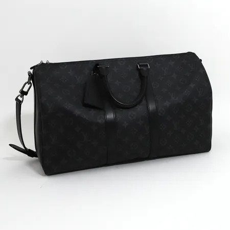 Väska Louis Vuitton, Keepall Bandoulière 45, monogramcanvas, 45x27x20cm, adresstagg, kvitto 2021, dustbag, kartong, nyskick Skickas med postpaket.