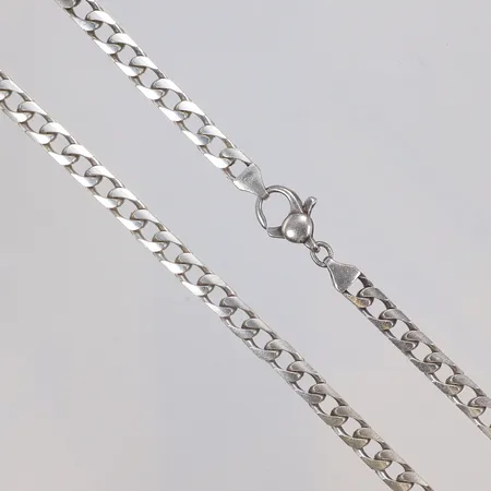 Kedja pansar, 50,5cm bredd 6mm, silver 925/1000  Vikt: 36,3 g