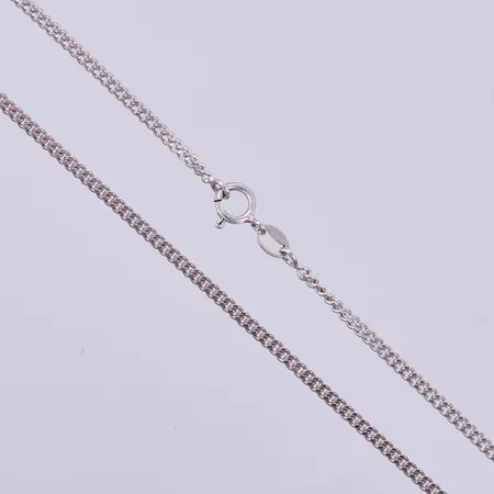 Halskedja Pansar, längd ca 90cm, bredd ca 2mm, GHA, silver 925/1000  Vikt: 10,8 g