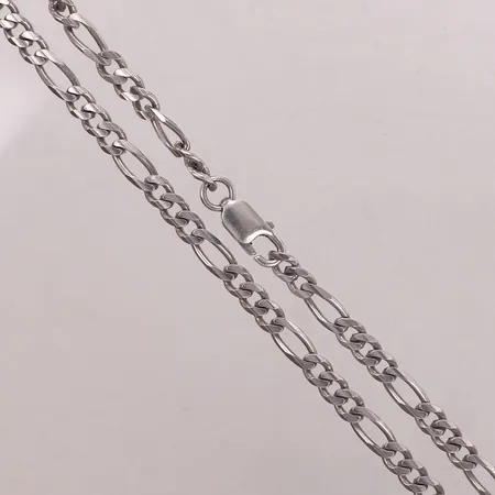 Kedja Figaro, längd 105cm, bredd 5,4mm, silver 925/1000 Vikt: 52,3 g