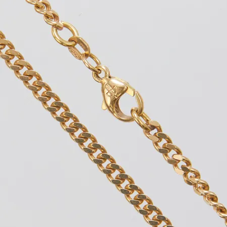Kedja, pansarlänk, längd: 50,5cm, bredd: 3,1mm, Balestra, 18K Vikt: 18,5 g