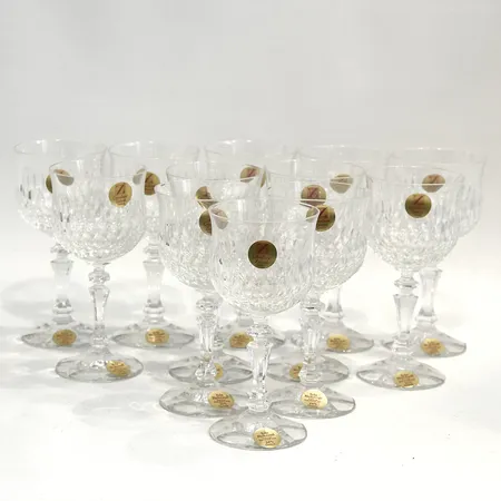 12 Vinglas, Höjd: 16cm, Cristallerie Zwiesel, Tyskland,  Skickas med paket.