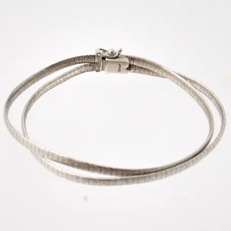 Armband i silver, 19cm, bredd 7mm, 835/1000, vikt 14,28g.