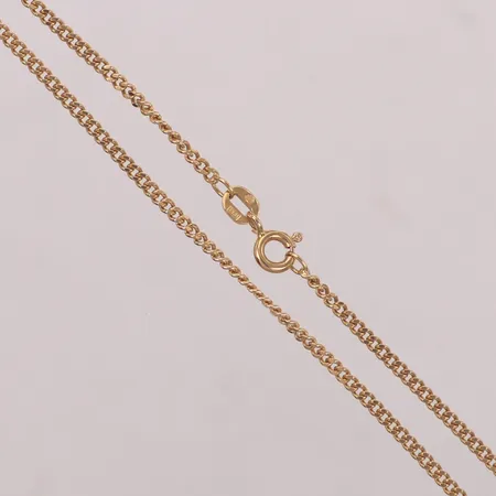 Kedja Pansar, längd 62,5cm , bredd 2mm, 18K  Vikt: 7,7 g