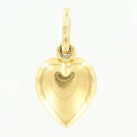 Hänge, hjärta, 19x10mm, 18K. Vikt: 0,9 g