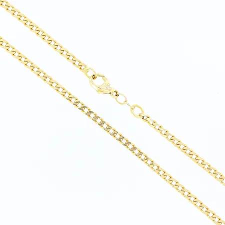 Kedja Pansar, 53cm, bredd 2,8mm, Balestra, smärre slitage på lås, 18K. Vikt: 15,7 g