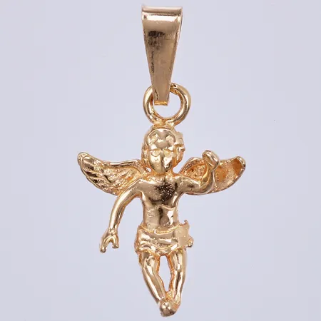 Hänge, ängel, längd: ca 2cm, bredd: ca 10mm, 18K Vikt: 1 g