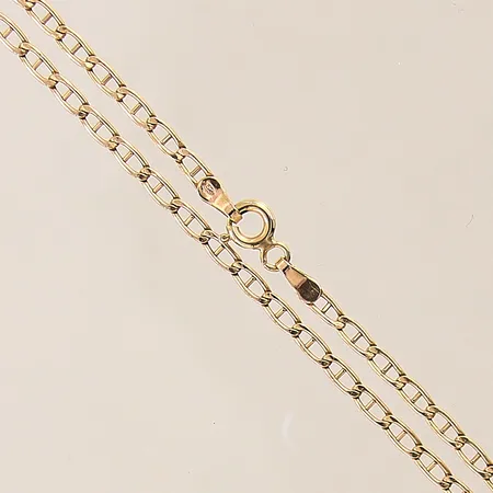 Kedja, längd: 46cm, bredd: 2,3mm, 14K  Vikt: 2,4 g