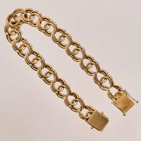 Armband Bismarck, 21cm, bredd:11mm, 18K 44,7g.
