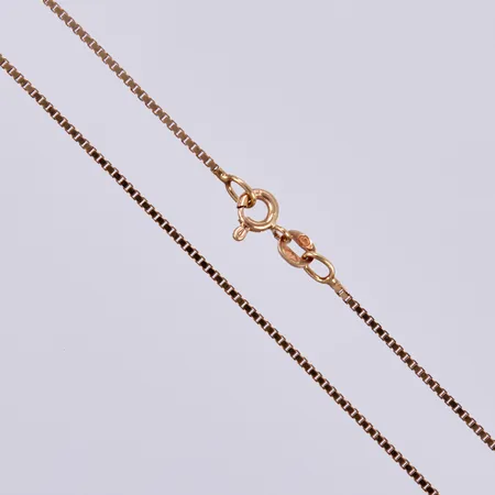 Halskedja Venezia, längd ca 42cm, bredd ca 1mm, Balestra, 18K  Vikt: 4,2 g
