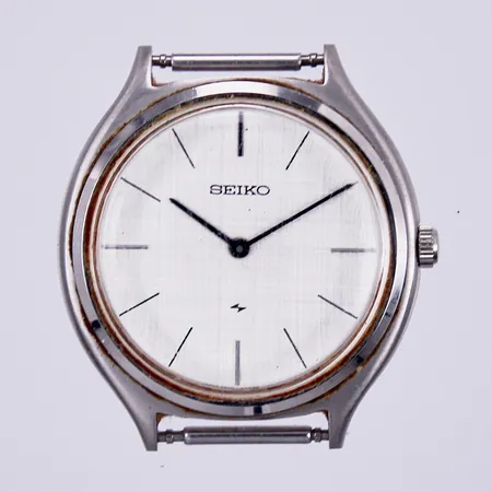 Herrur Seiko, stål, manuell, serie 2220-0300, ref 473591,Ø 33mm, saknar länk