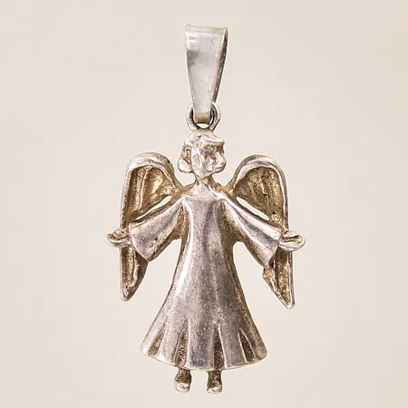 Hänge Ängel, längd: 26mm, bredd: 2,6-12mm, silver 925/1000 Vikt: 1,4 g