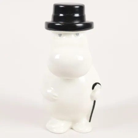 Figurin, "Muminpappan", Arabia, formgivare Tuulikki Pietilä, 1990-tal, höjd ca 19cm, keramik, inge övriga tillbehör.   Skickas med postpaket.