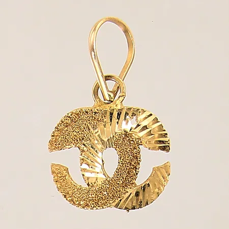 Hänge, 25x16mm, skadad, OBS! Ej märkesdesign! 21K Vikt: 2,8 g