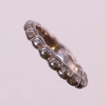 Ring, stl 19, ca bredd 3,5mm, GHA. 925/1000 silver  Vikt: 4,9 g