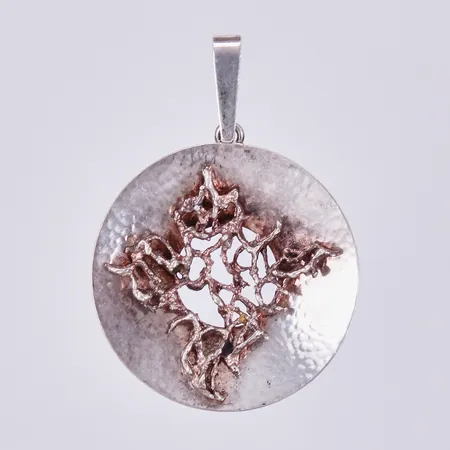 Hänge Hermann Siersbol, längd ca 6,5cm, Ø ca 45mm, silver 925/1000 Vikt: 16,8 g