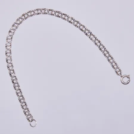 Armband Bismarck, längd: ca 18,5 cm, bredd: ca 5mm, 925/1000 silver Vikt: 4,6 g