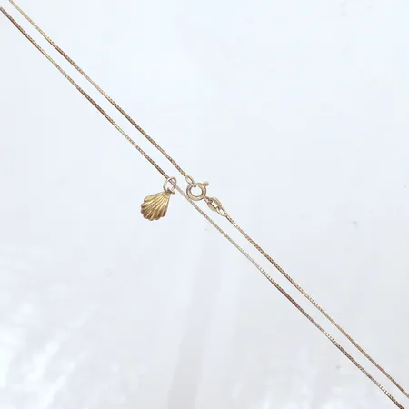 Collier Venezia, längd 43cm, hänge längd 15,4mm, bredd 7,7mm, silver 925/1000 Vikt: 2 g