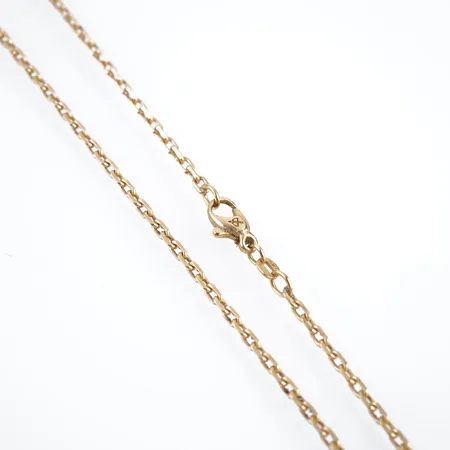 Halskedja, ankar, 47cm, bredd 3mm, 18k Vikt: 11,8 g