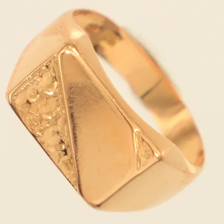 Klackring, stl 18½, bredd 3,6-9,7mm, Guldfynd, 18K Vikt: 2,9 g