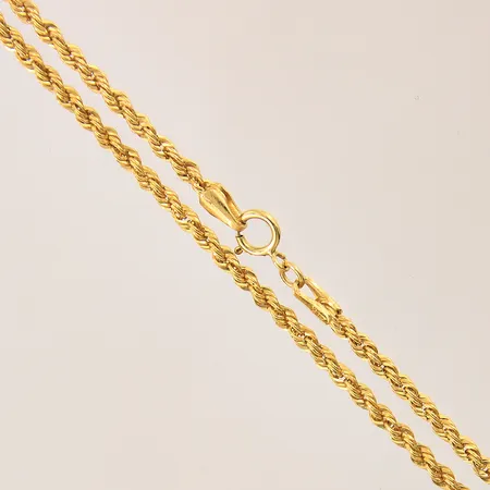 Kedja Cordell, längd: 55cm, bredd: 2mm,  21K  Vikt: 3,6 g