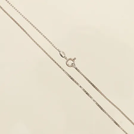Kedja Venezia, längd 40cm, bredd 1,3mm, 925/1000 silver  Vikt: 3,3 g