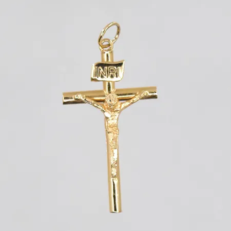 Hänge, krucifix, stl 30x15mm, 18K Vikt: 0,9 g