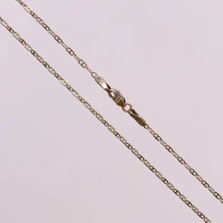 Kedja Marina, längd 51cm, bredd 1,8mm, 14K.  Vikt: 4,2 g