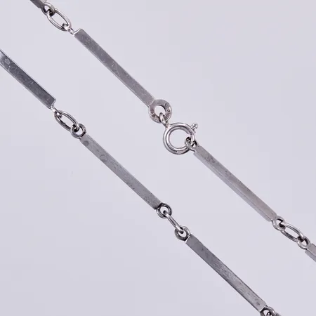 kedja Unoarre, längd: ca 39,5cm, bredd: ca 3mm,925/1000 silver Vikt: 16,4 g