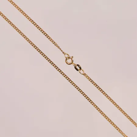 Kedja, 50cm, bredd:1,5mm, 18K 5,7g.