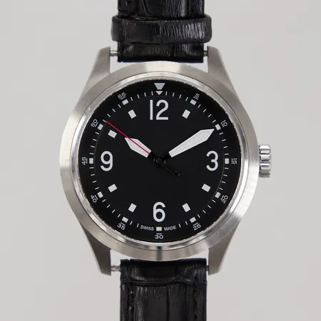 Herrur Swiss Watch, Limited edition 294/500, automatic, Saab J35 Draken, Ø 40mm, stål, läderband ej original, inga tillbehör