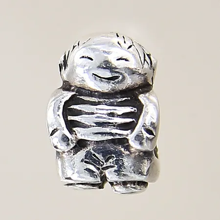 Berlock Pojke, Pandora, 12,5x8,5mm, silver 925/1000 Vikt: 4 g