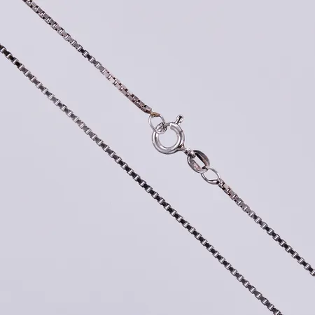 Collier, längd: ca 45cm, bredd: ca 3mm, 925/1000, silver Vikt: 7,4 g