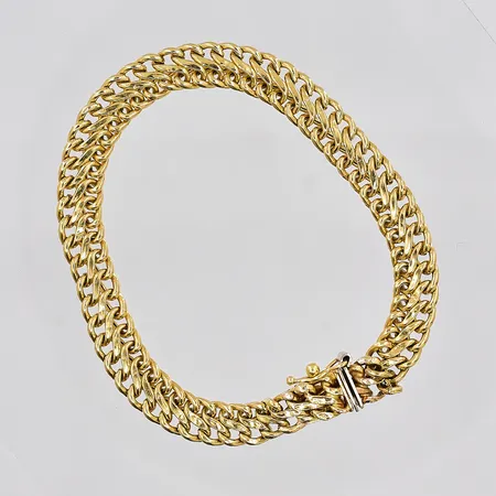 Armband, 18,5cm, bredd 7,3mm, 18K Vikt: 7,2 g