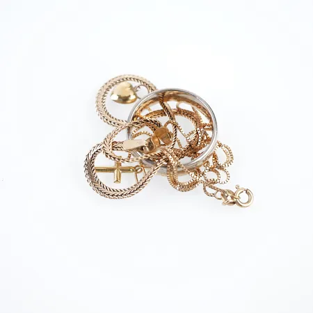 Diverse guld, 18k Vikt: 14,4 g