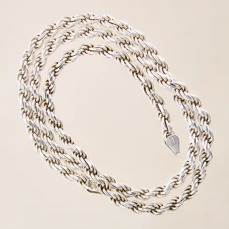 Kedja Cordell, längd: 49cm, bredd: 4mm, saknar lås, GHA, silver 925/1000 Vikt: 30,4 g