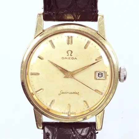 Herrur Omega Seamaster, mekaniskt,  stål, Ø33,5mm, går ej 