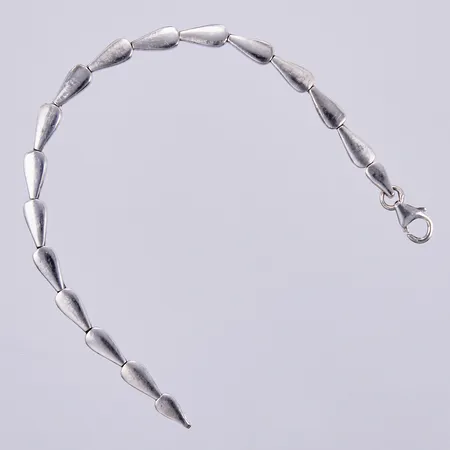 Armband, längd ca 17,8cm, bredd ca 5mm, GHA, silver 925/1000 Vikt: 13,6 g