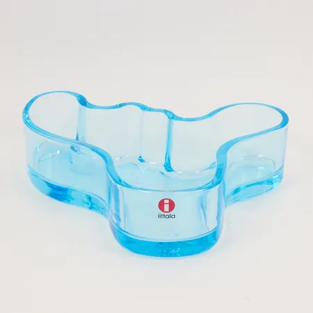Skål, Savoy, ca 12x13cm, ljusblå, kartong, Alvar Aalto Collection, Iittala