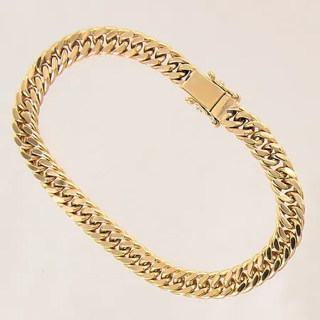 Armband Pansar, längd: 18cm, bredd: 6mm, Balestra, 18K  Vikt: 26,6 g