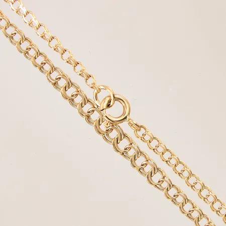 Collier doserad Bismarck, längd: 42,5cm, bredd: 2,7-4,3mm, 18K  Vikt: 5,1 g