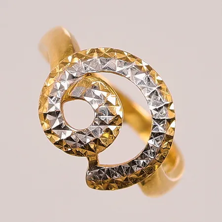 Ring, Ø18, bredd:13mm, 21K 4,6g.