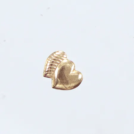 Ett udda örhänge hjärtan, utan stopp, Ø5,6mm, 18K  Vikt: 0,1 g